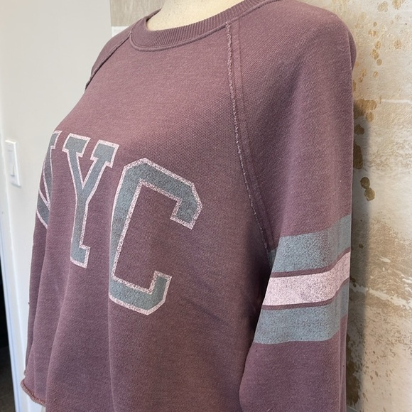 NYC cutoff sweatshirt by Aerie Size Medium - Picture 2 of 4